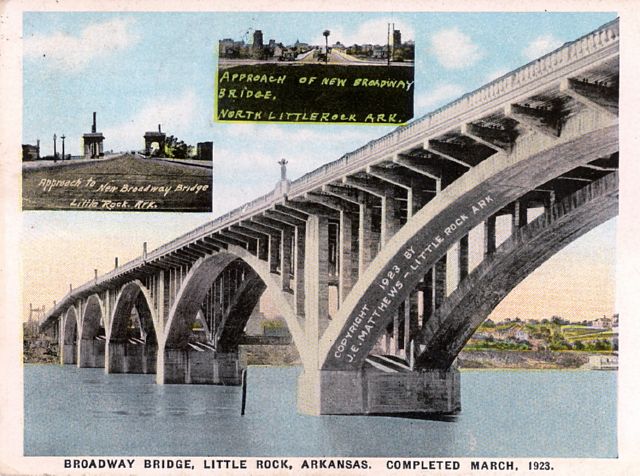 Broadway Bridge, Little Rock, Arkansas, Completed March, 1923